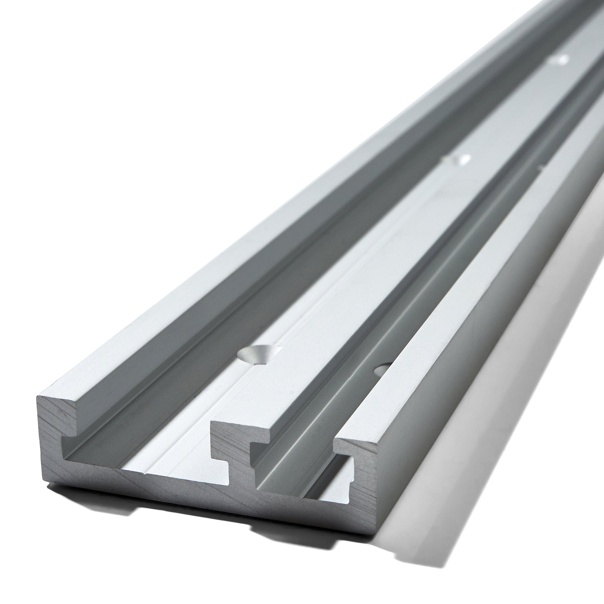 32mm Clear-Anodized Switch T-Track — Double 300 mm Storage Track