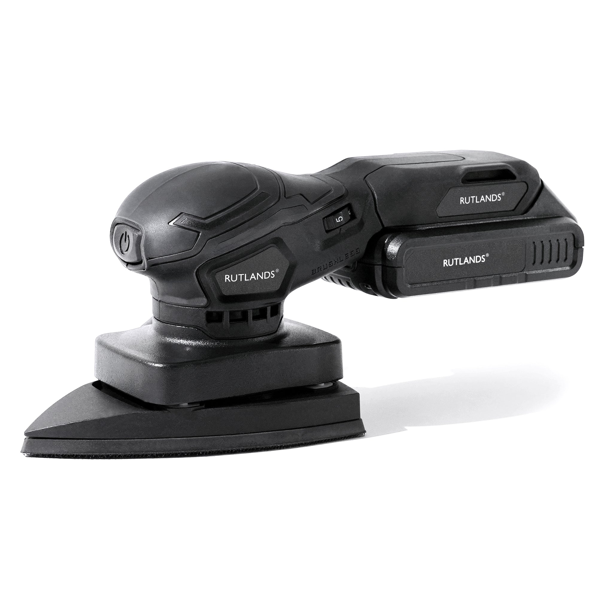 Brushless Cordless 20V Delta Orbital Sander - 100mm x 152mm, 1.5mm Orbit