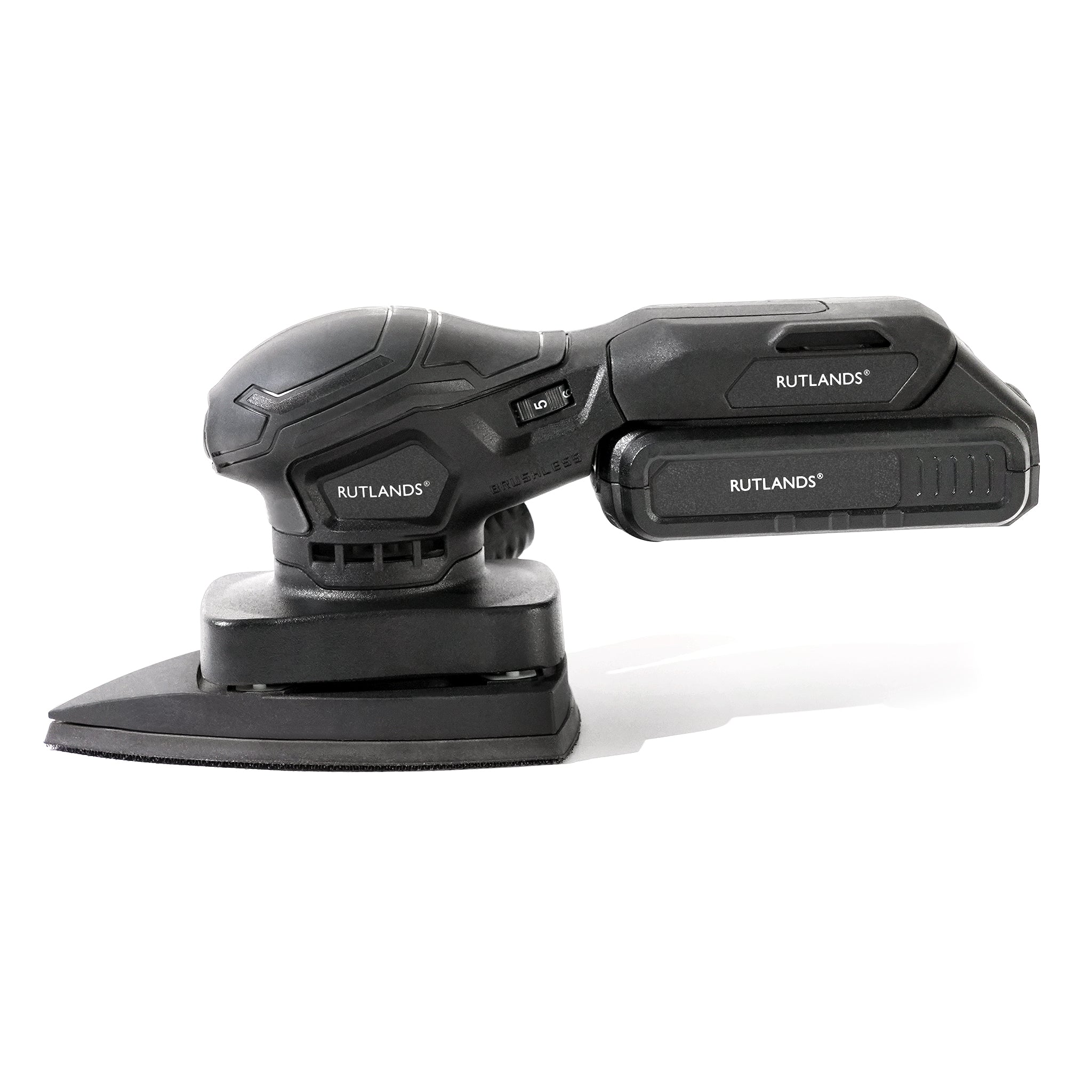 Brushless Cordless 20V Delta Orbital Sander - 100mm x 152mm, 1.5mm Orbit