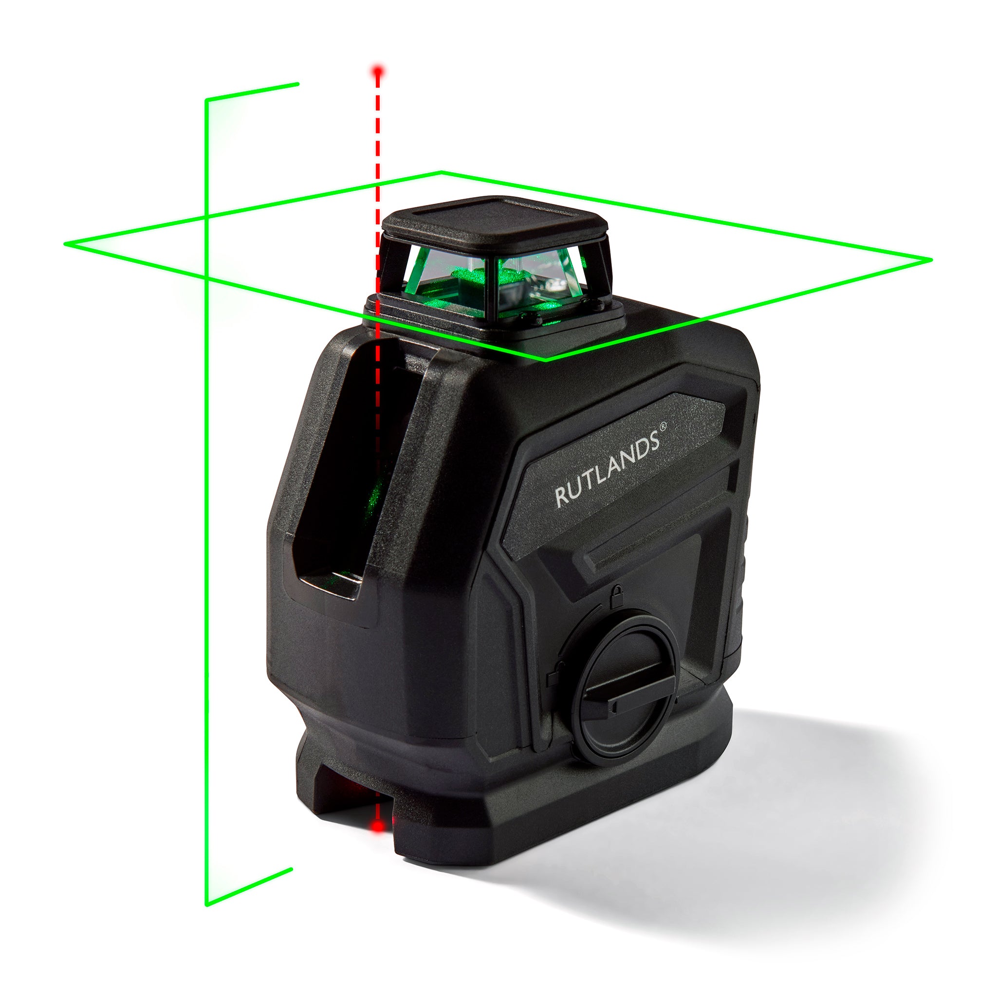 Green Self-Levelling 360° Cross-Line Laser Level with Plumb Spots