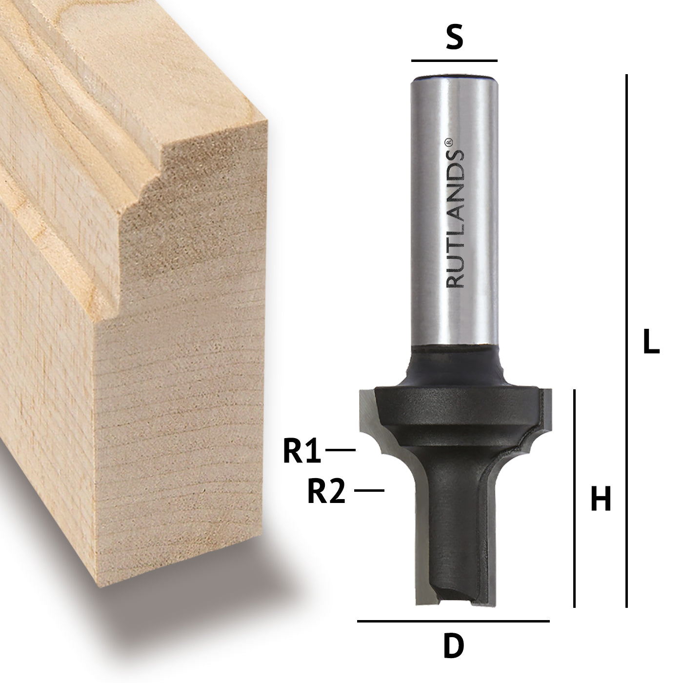 TCT Router Bit - Extended Ovolo Beading | Next Day Delivery – Rutlands ...