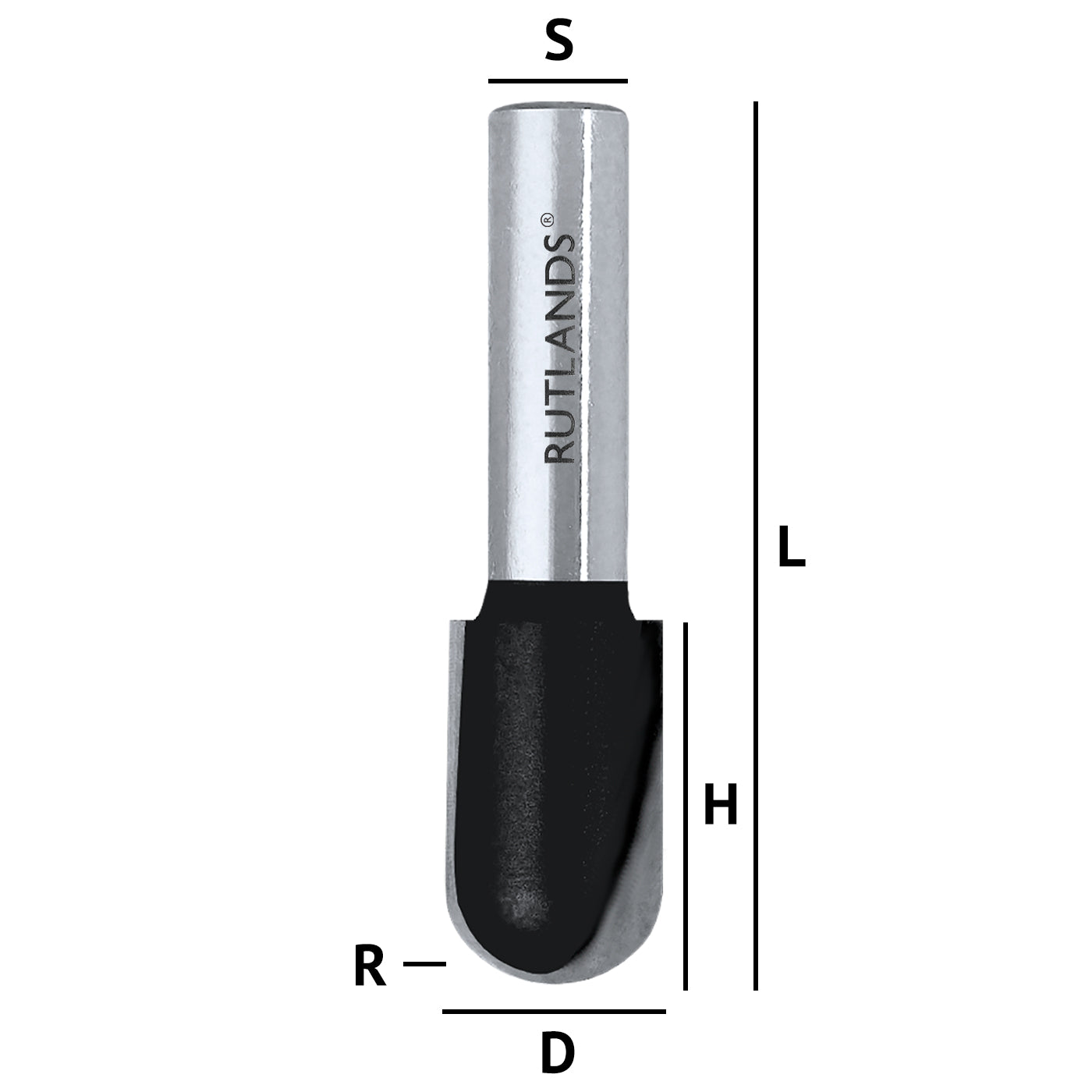 Router Bit - Round Nosed