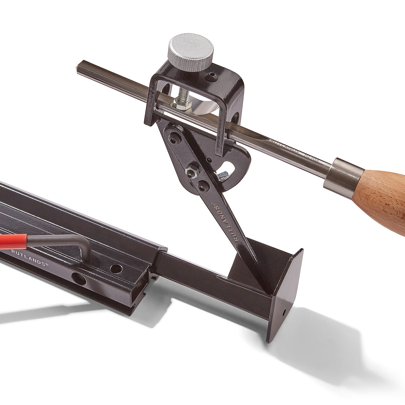 Lathe chisel shop sharpening jig